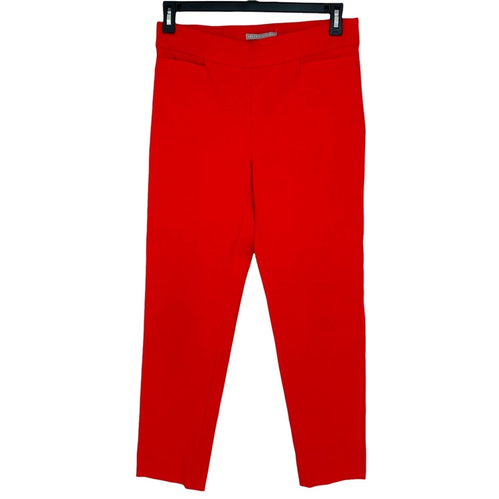 Red Slim Fit Women's Pants
